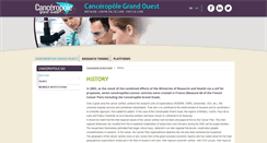 Desktop Screenshot of canceropole-grandouest.com